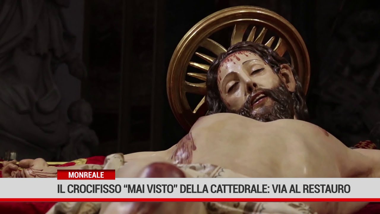 Monreale. Il Crocifisso “mai visto” della Cattedrale: via al restauro