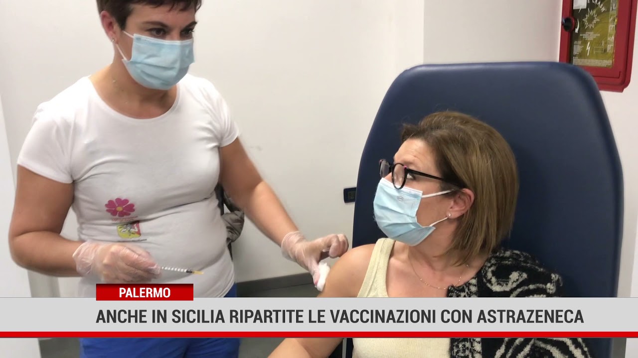 Palermo. Anche in Sicilia ripartite le vaccinazioni con AstraZeneca