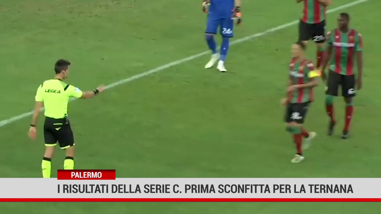 Palermo. I risultati della Serie C. Prima sconfitta per la Ternana
