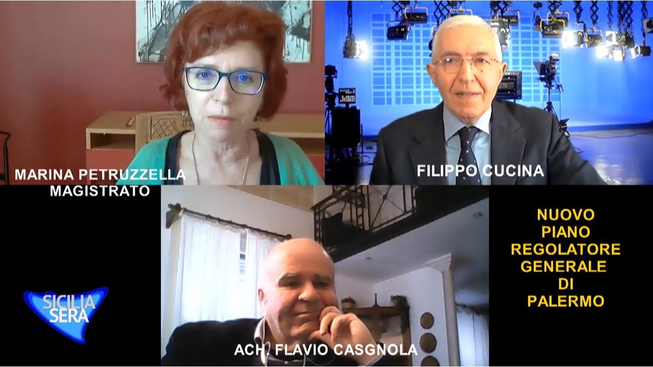 SICILIA SERA NUOVO PRG PALERMO FILIPPO CUCINA CON MARINA PETRUZZELLA MAGISTRATO E FLAVIO CASGNOLA.