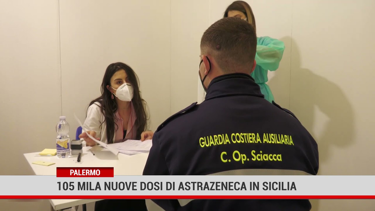 105 mila nuove dosi di AstraZeneca in Sicilia