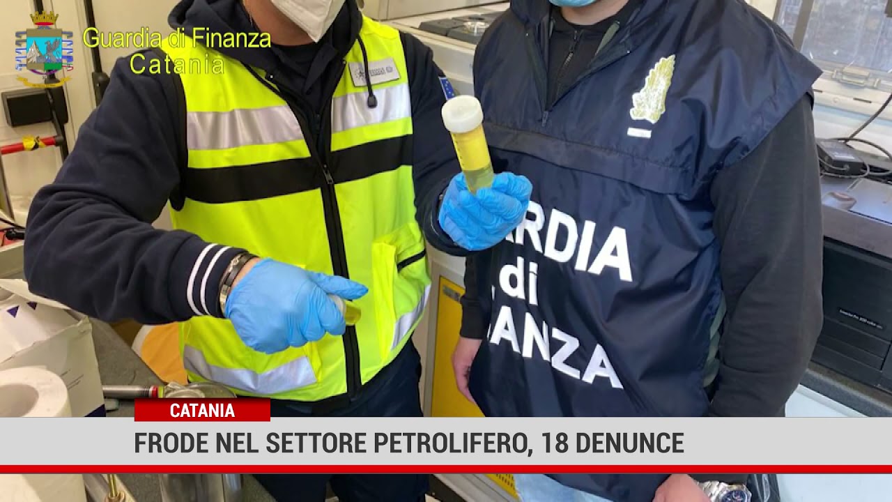 Catania: frode nel settore petrolifero, 18 denunce