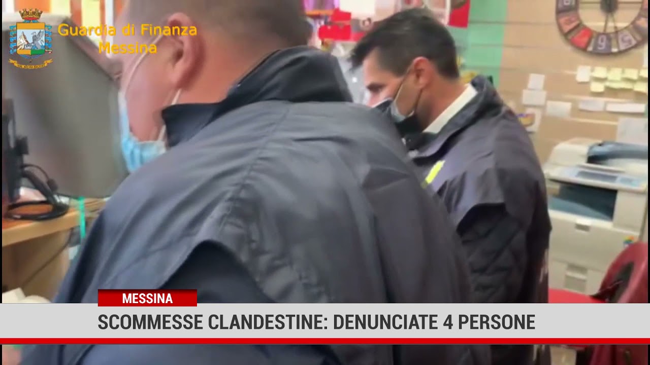 Messina. Scommesse clandestine: denunciate 4 persone