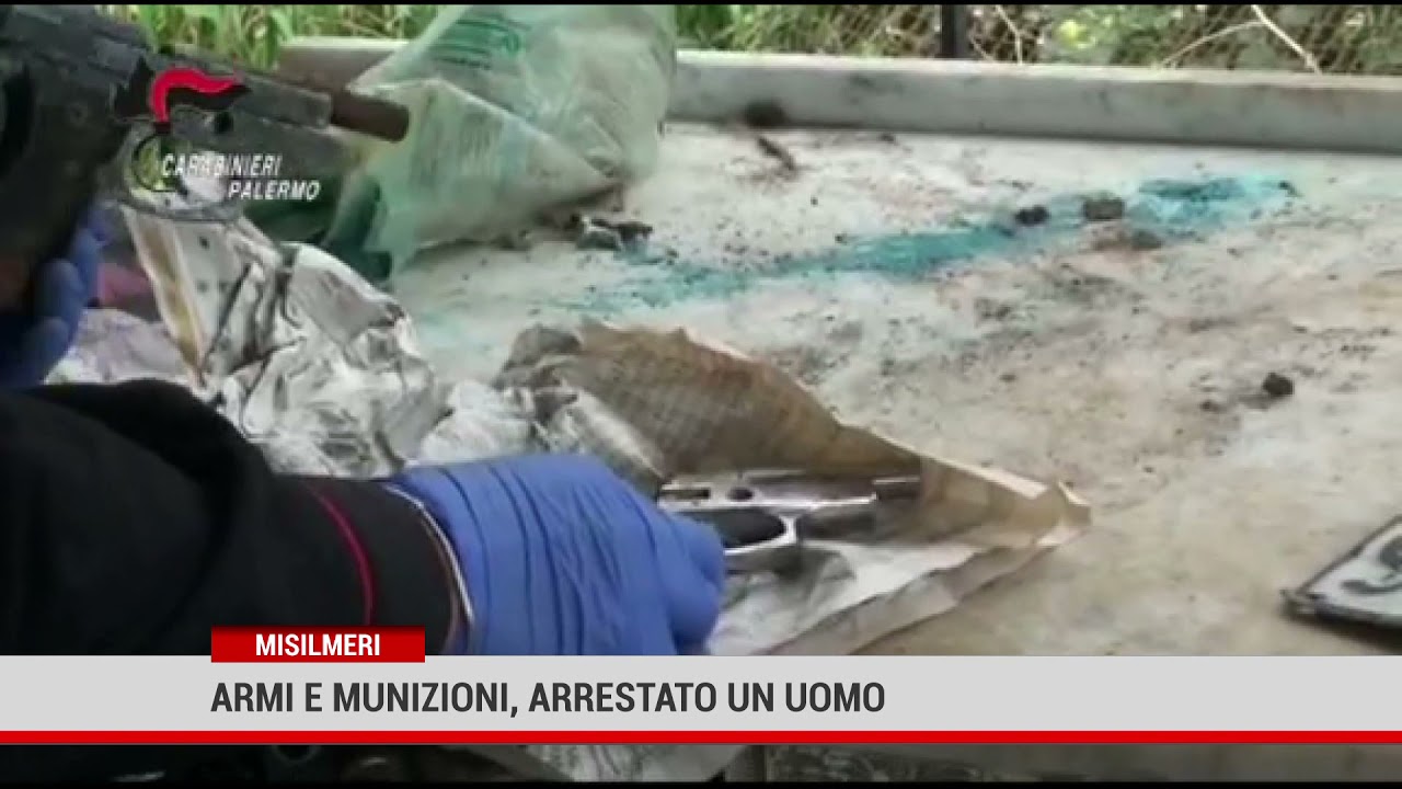 Misilmeri. Armi e munizioni, arrestato un uomo