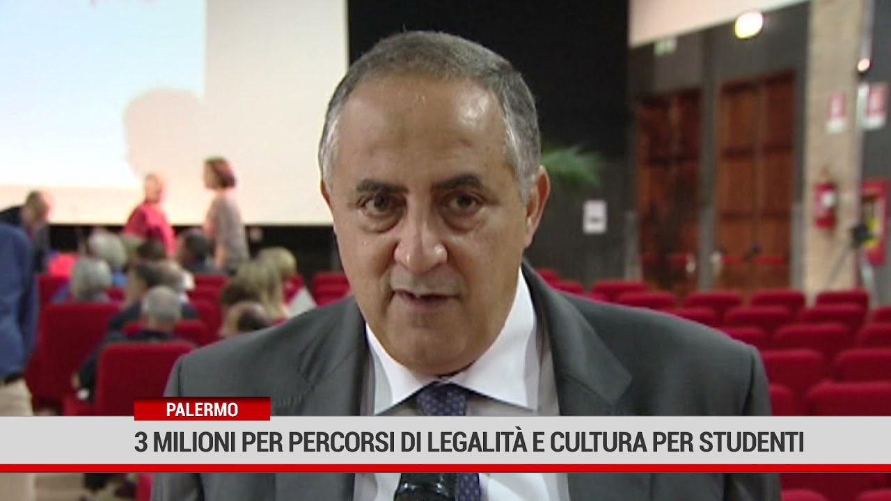 Palermo. 3 milioni per percorsi di legalità e cultura per studenti