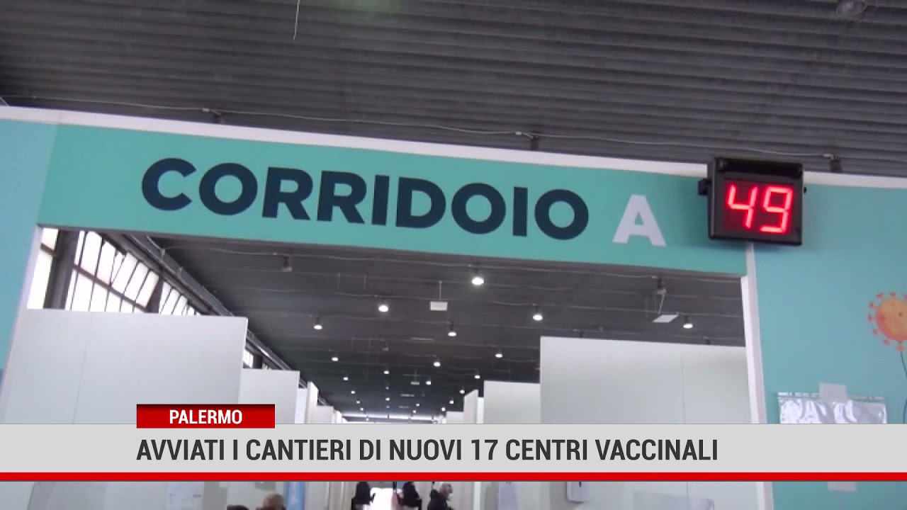 Palermo. Avviati i cantieri di nuovi 17 Centri vaccinali