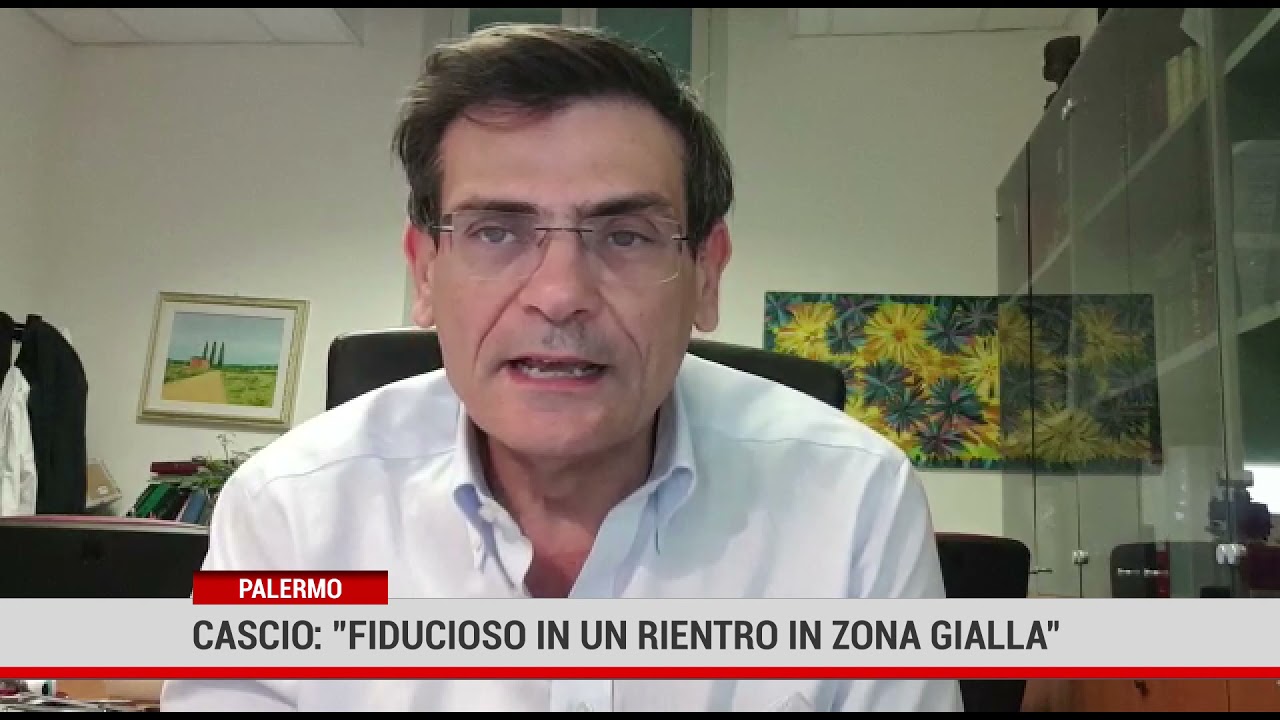 Palermo. Cascio:” fiducioso in un rientro in zona gialla”