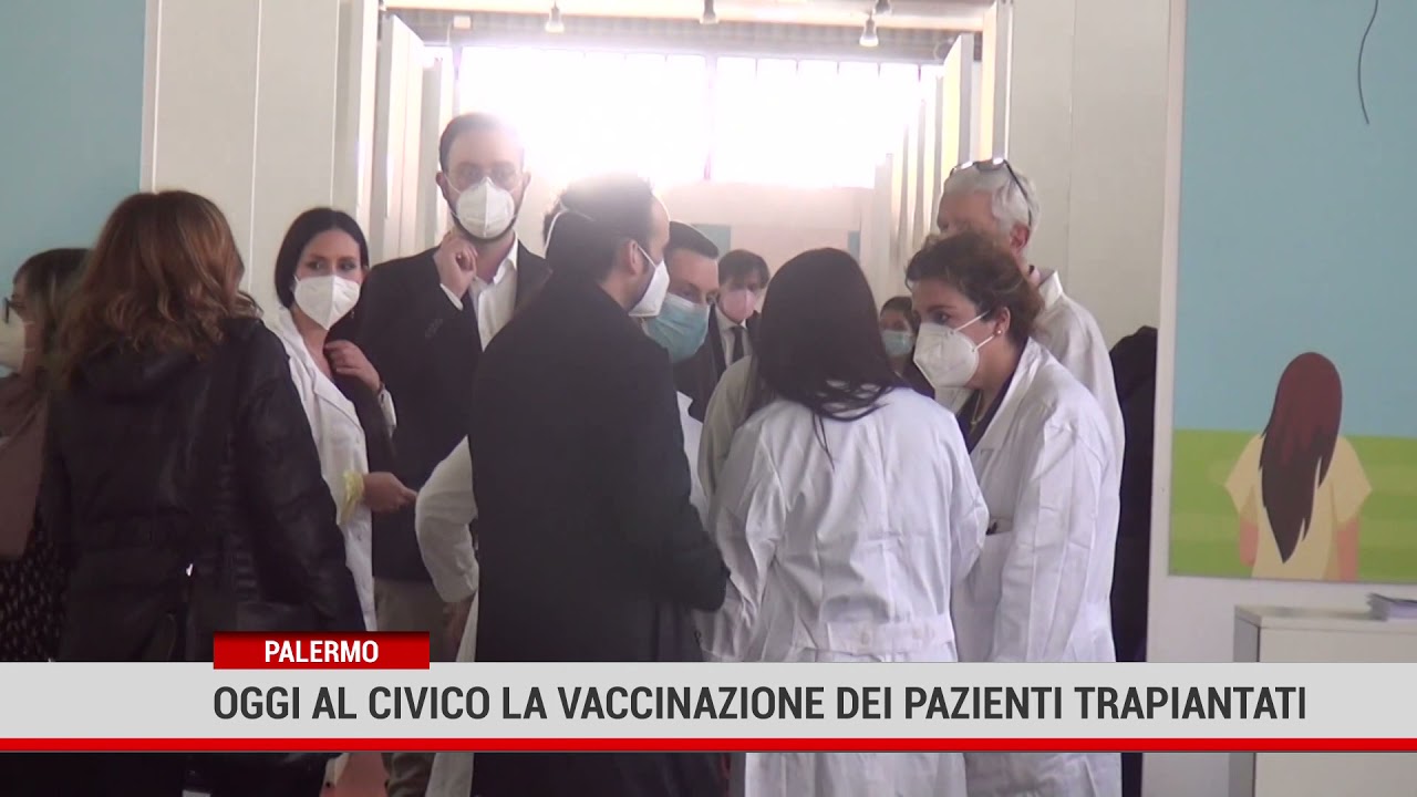 Palermo. Oggi al Civico la vaccinazione  dei pazienti trapiantatI