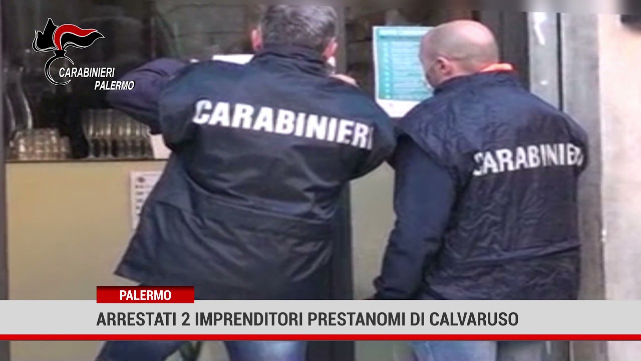 Palermo. Operazione Brevis: arrestati 2 imprenditori prestanomI di Calvaruso