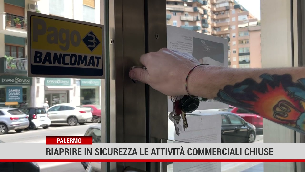 Palermo.Riaprire in sicurezza le attività commerciali chiuse per la pandemia
