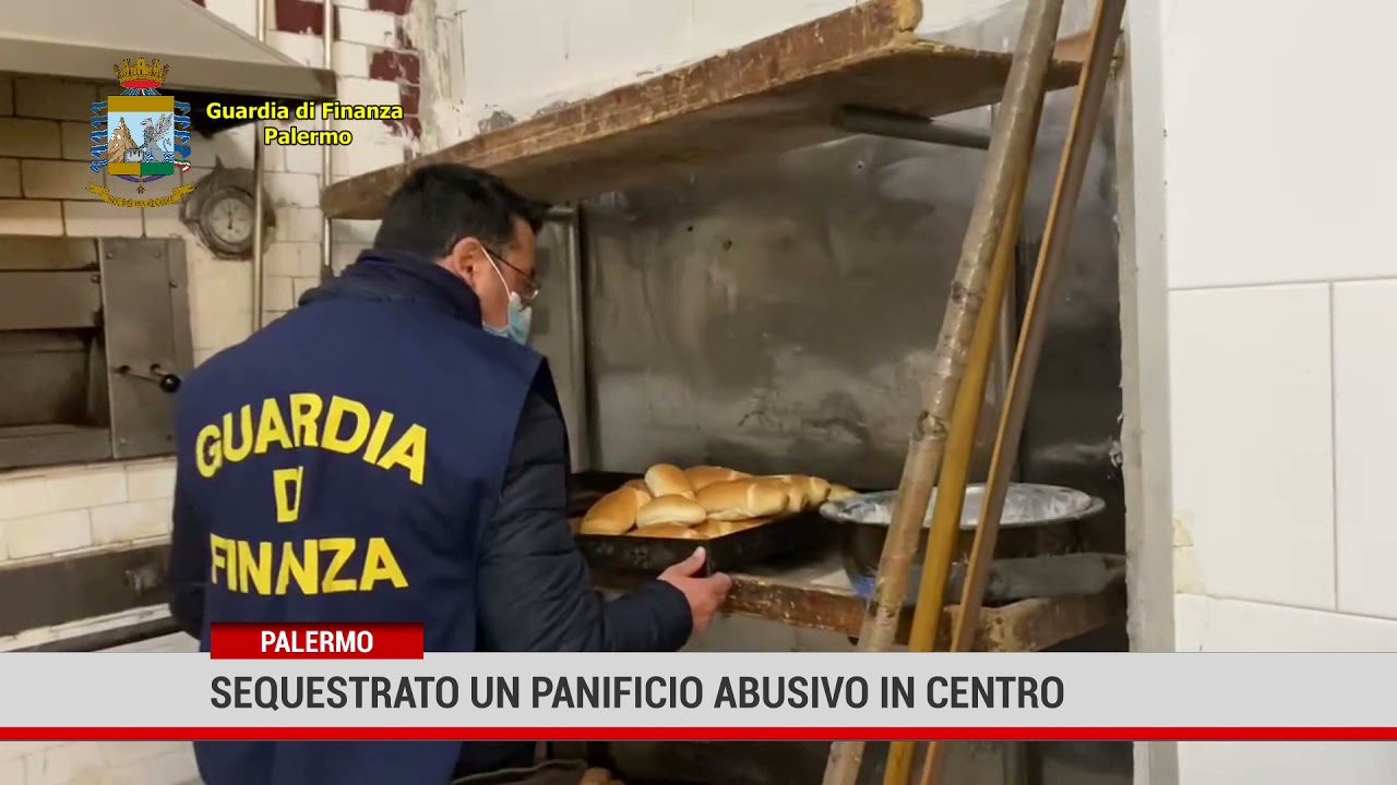 Palermo. Sequestrato un panificio abusivo in centro.