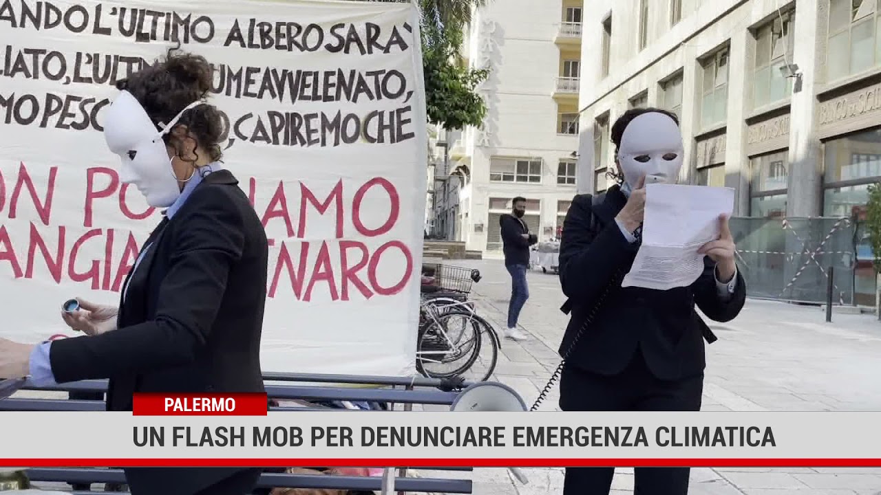 Palermo. Un Flash mob per denunciare emergenza climatica