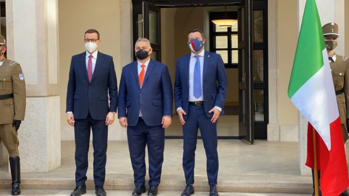 Salvini incontra premier Ungheria e Polonia per “Rinascimento europeo”