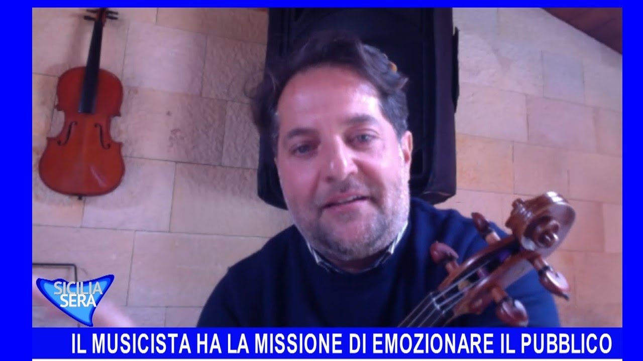 SICILIA SERA – FILIPPO CUCINA INTERVISTA IL FAMOSO VIOLINISTA PALERMITANO FRANCESCO NICOLOSI