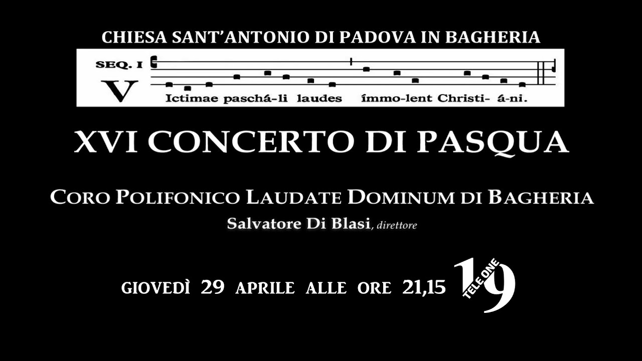 TELE ONE: Promo XVI Concerto di Pasqua – Città di Bagheria