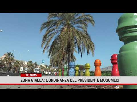 Zona gialla: l'ordinanza del presidente Musumeci