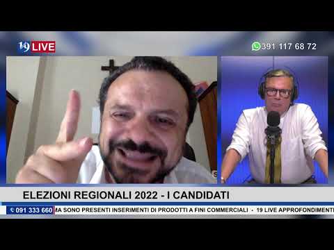 19 LIVE - ELEZIONI REGIONALI 2022 - I CANDIDATI: CATENO DE LUCA