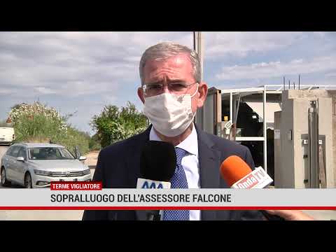 L’assessore regionale Marco Falcone in visita a Terme Vigliatore e Rodì Milici