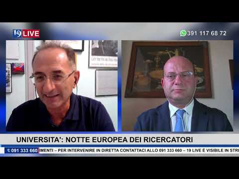 19LIVE "SHARPER 2021, NOTTE EUROPEA DEI RICERCATORI UNIPA, con Prof. M.Gruttadauria e Prof. F