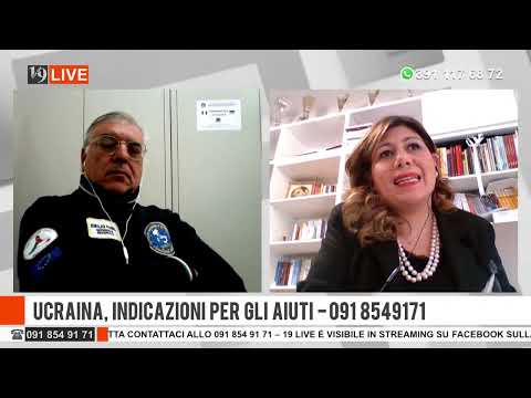 19LIVE UCRAINA, INDICAZIONI PER GLI AIUTI 09 03 22
