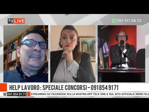 19LIVE HELP LAVORO, Speciale Concorsi - con Federica Foresta e Salvo Foresta - 20 APRILE 2022