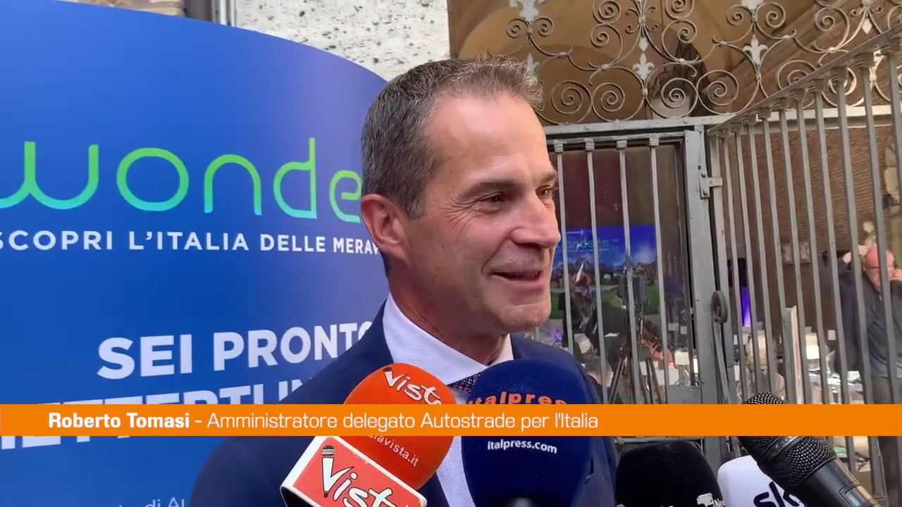 Autostrade, Tomasi "Con Wonders valorizziamo patrimonio Italia"