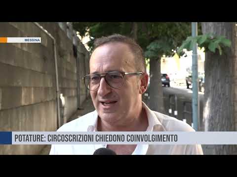 Messina.Mancate potature in via San Giovanni di Malta e via mons