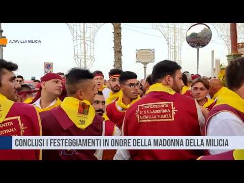 Altavilla Milicia. Conclusi i festeggiamenti in onore della madonna della Milicia