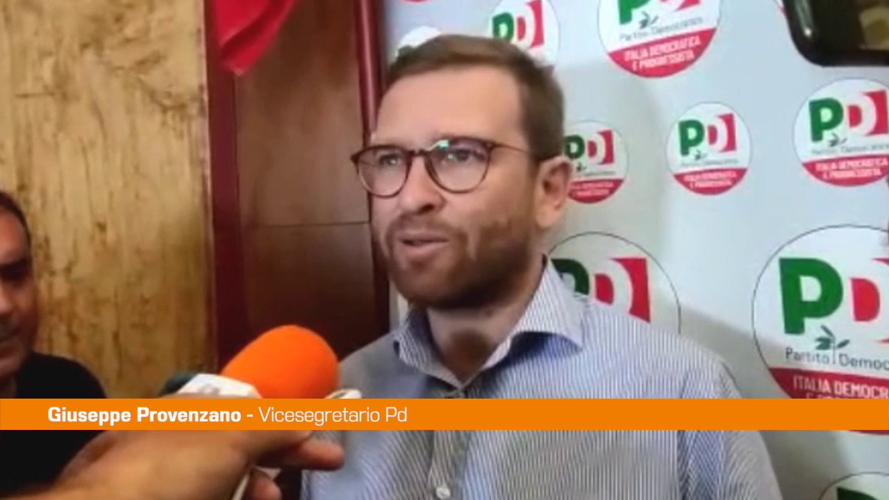 Provenzano "In Sicilia con Schifani si ritorna al passato"