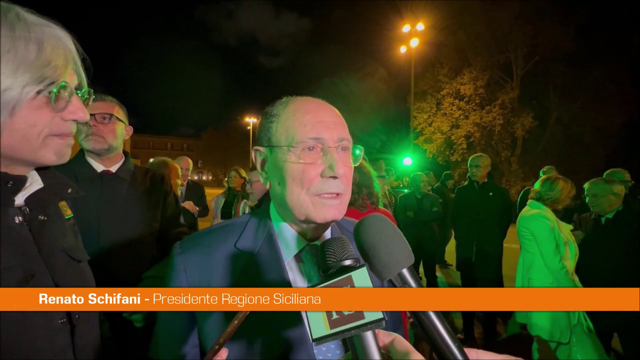 Ulivo della Pace a Palermo, Schifani "Dà il senso della speranza"