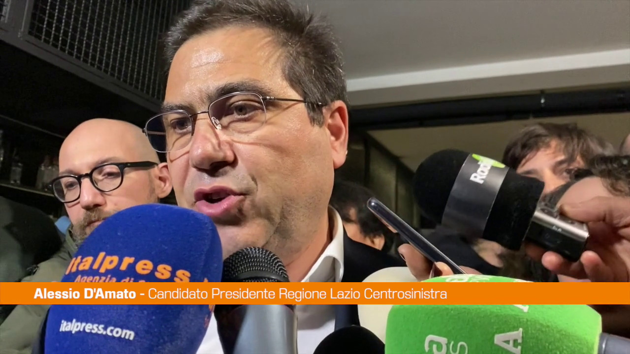 Lazio, D'Amato "Faremo un'opposizione intransigente"