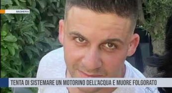 Bagheria.Tenta di sistemare un motorino dell’acqua e muore folgorato