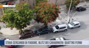 Villabate. Stava cercando di fuggire, blitz dei carabinieri: quattro fermi