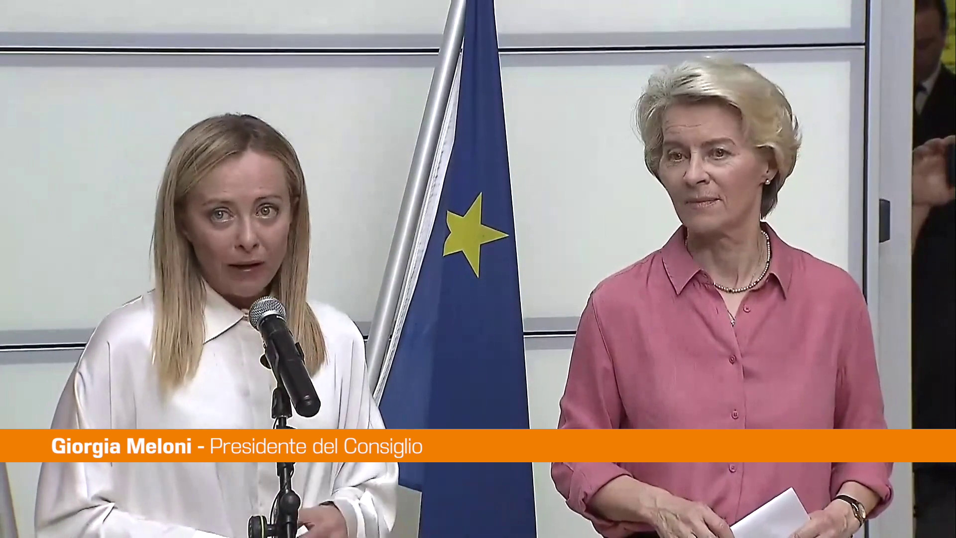 Maltempo, Meloni "Chiederemo il Fondo di solidarietà Ue"