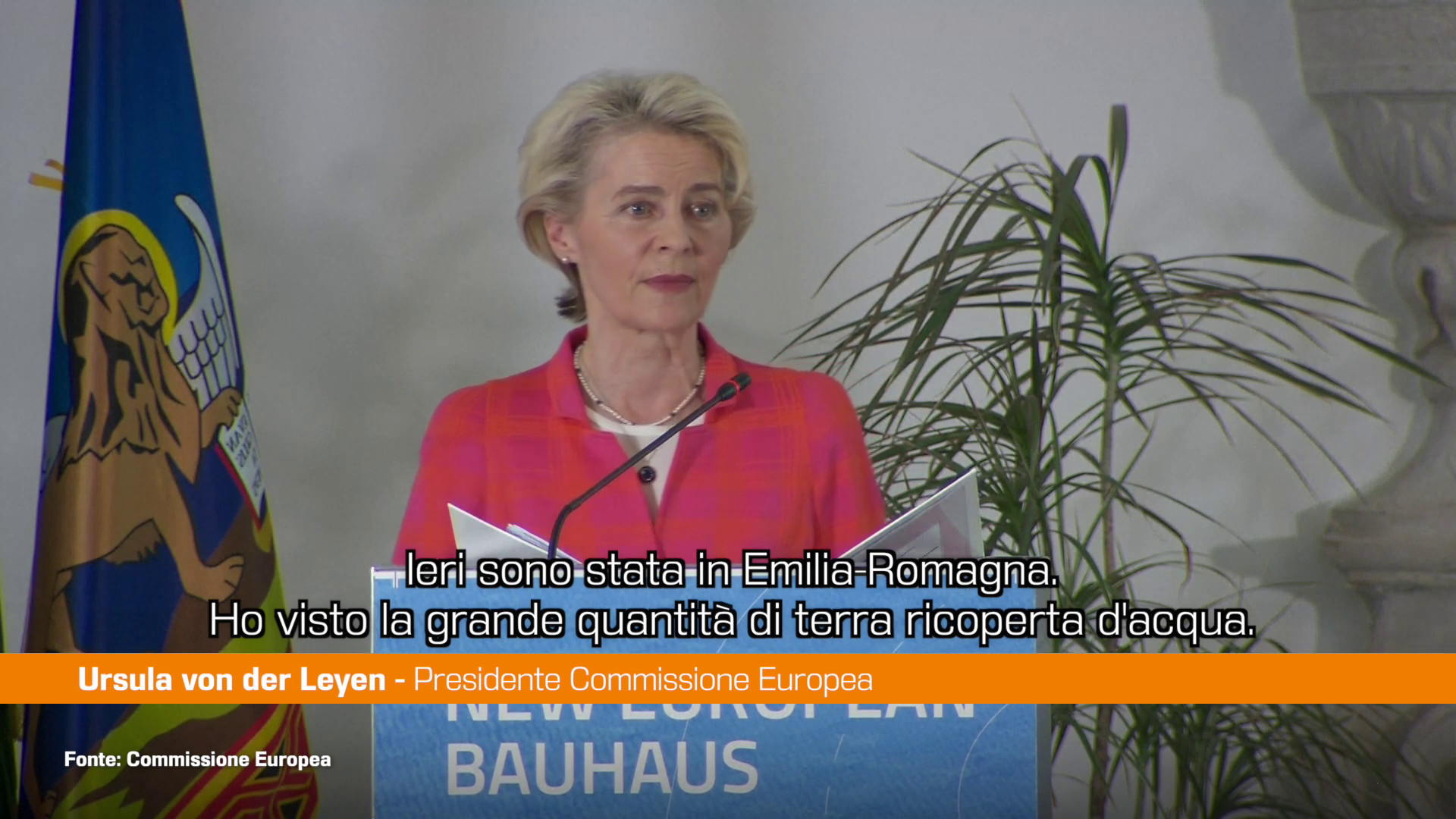 Pnrr, Von der Leyen "6 miliardi per prevenire dissesto idrogeologico"