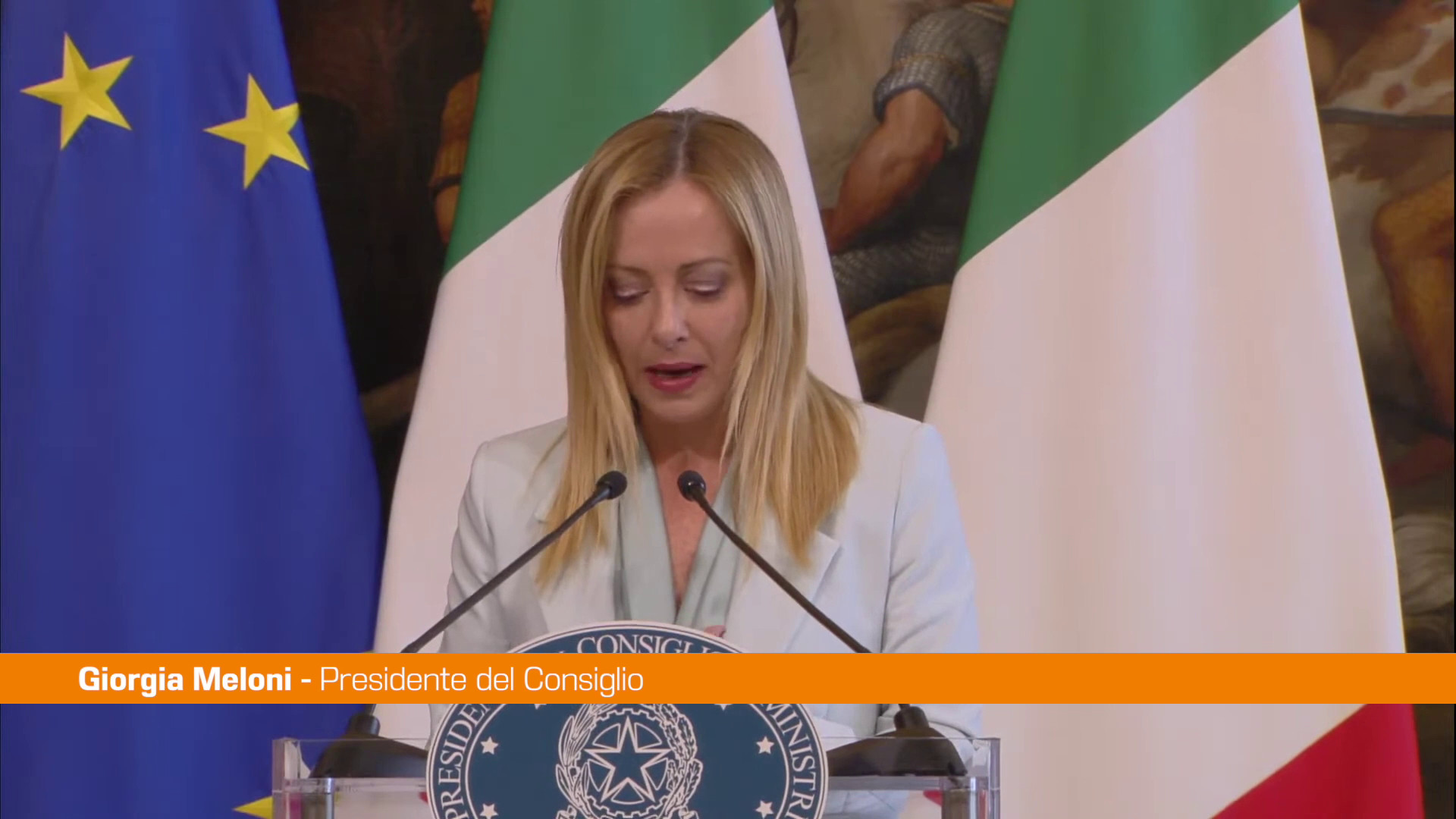 Meloni "Vogliamo rafforzare il dialogo bilaterale con la Germania"