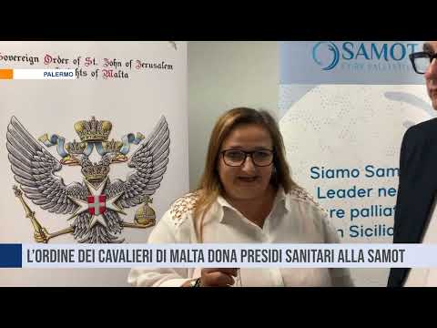 Palermo. L’ordine dei Cavalieri di Malta dona presidi sanitari alla Samot