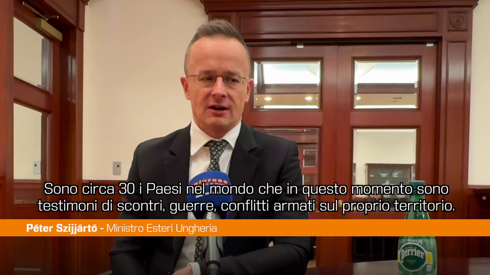 Ministro Esteri Ungheria "Scongiurare rischio di una guerra mondiale"