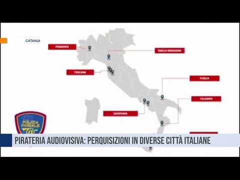 Pirateria audiovisiva: perquisizioni in diverse città italiane