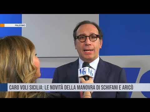 Caro voli Sicilia: le novità della manovra di Schifani e Aricò