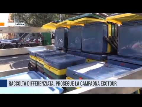 Catania. Raccolta differenziata