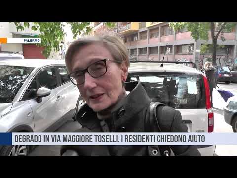 Palermo. Degrado in via Maggiore Toselli