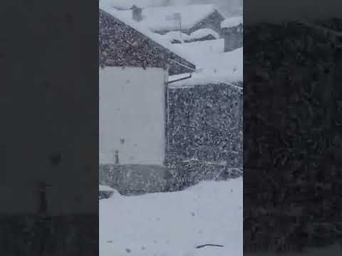Alagna Valsesia ora in Piemonte 🏔️❄️ guardate come nevica