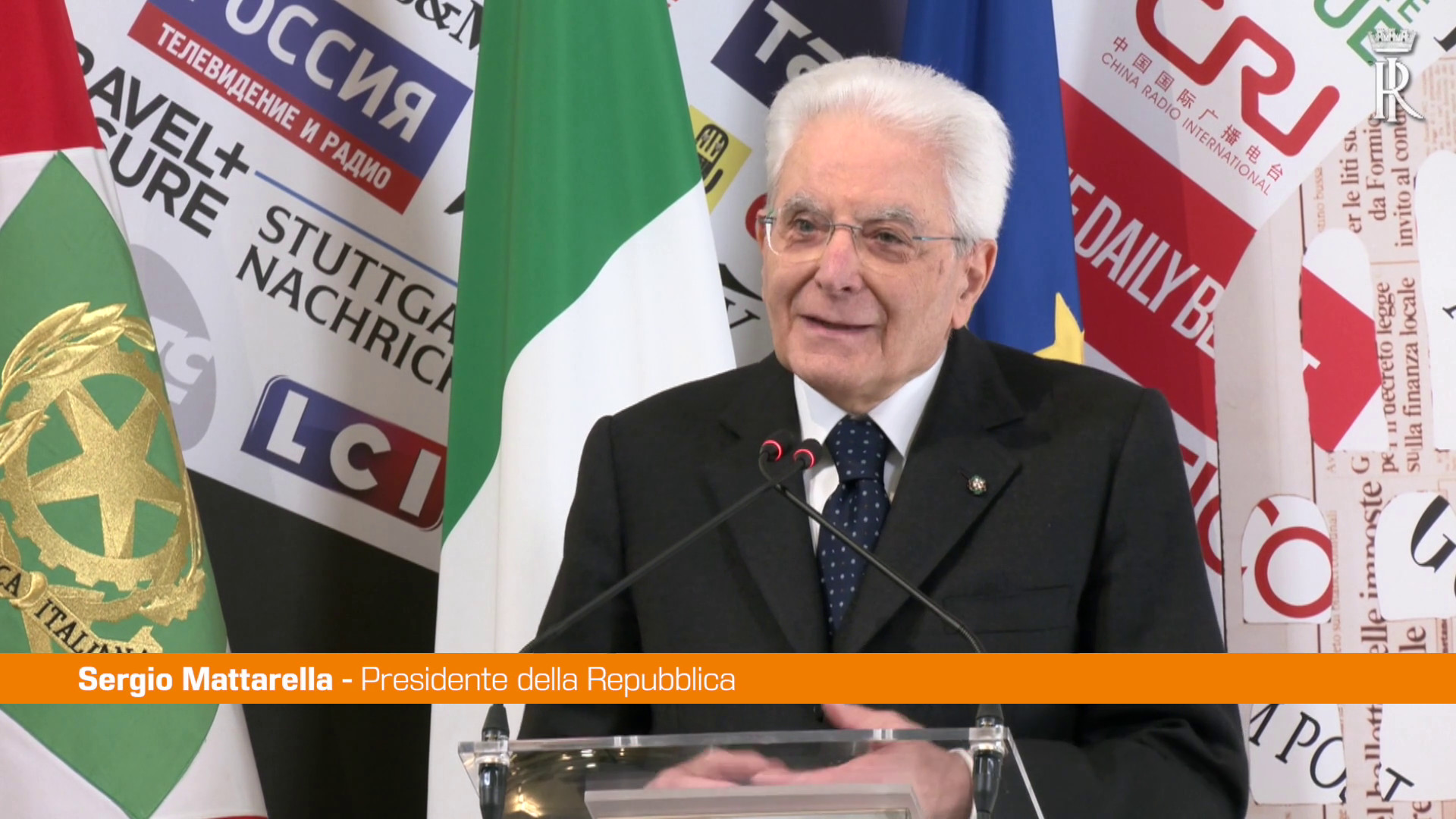 Mattarella "Estinguere i fuochi di guerra in Europa"