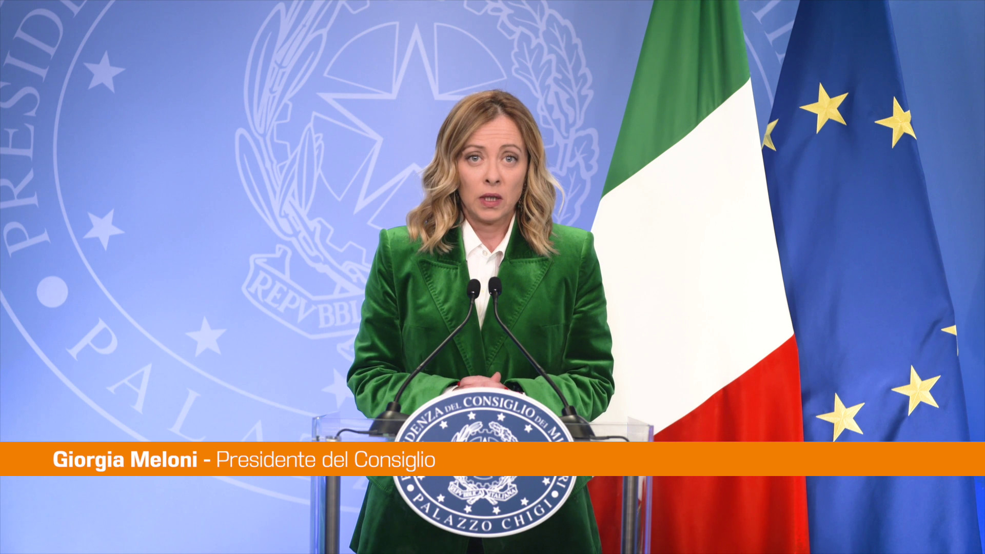 Meloni "Dobbiamo difendere le nostre democrazie"