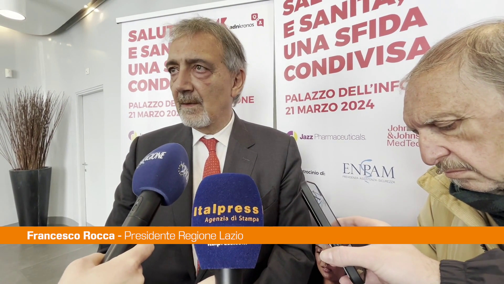 Sanità, Rocca "Soddisfatto ma tanto lavoro ancora da fare nel Lazio"