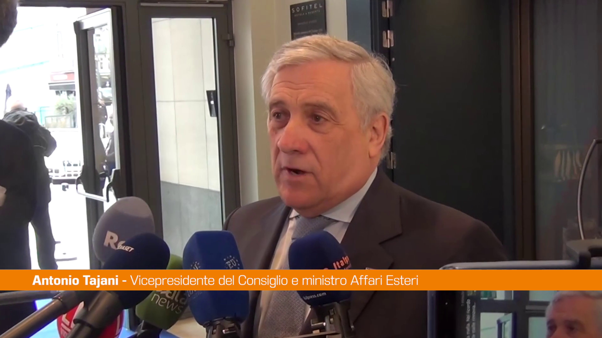 Tajani "L'Unione Europea deve lavorare per la pace"