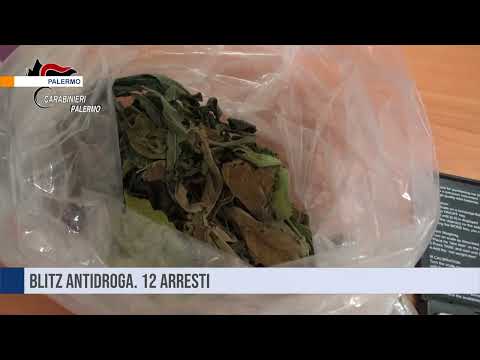 Blitz antidroga in varie zone della città di Palermo: 12 arresti