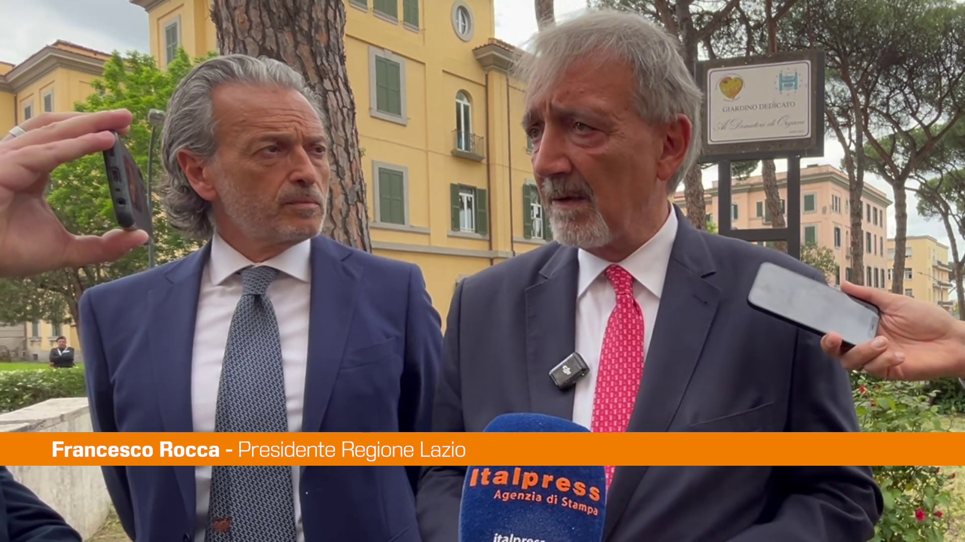 Lazio, Rocca "Sanità regionale si sta curando, cresce e dà risposte"