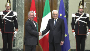 Mattarella incontra il re di Giordania Abdullah II